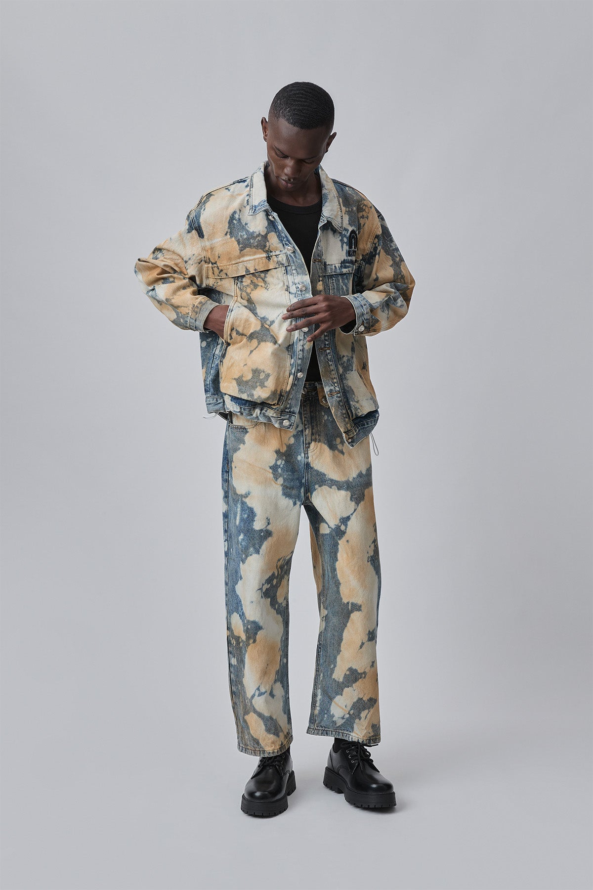 BLEACHED DENIM JACKET