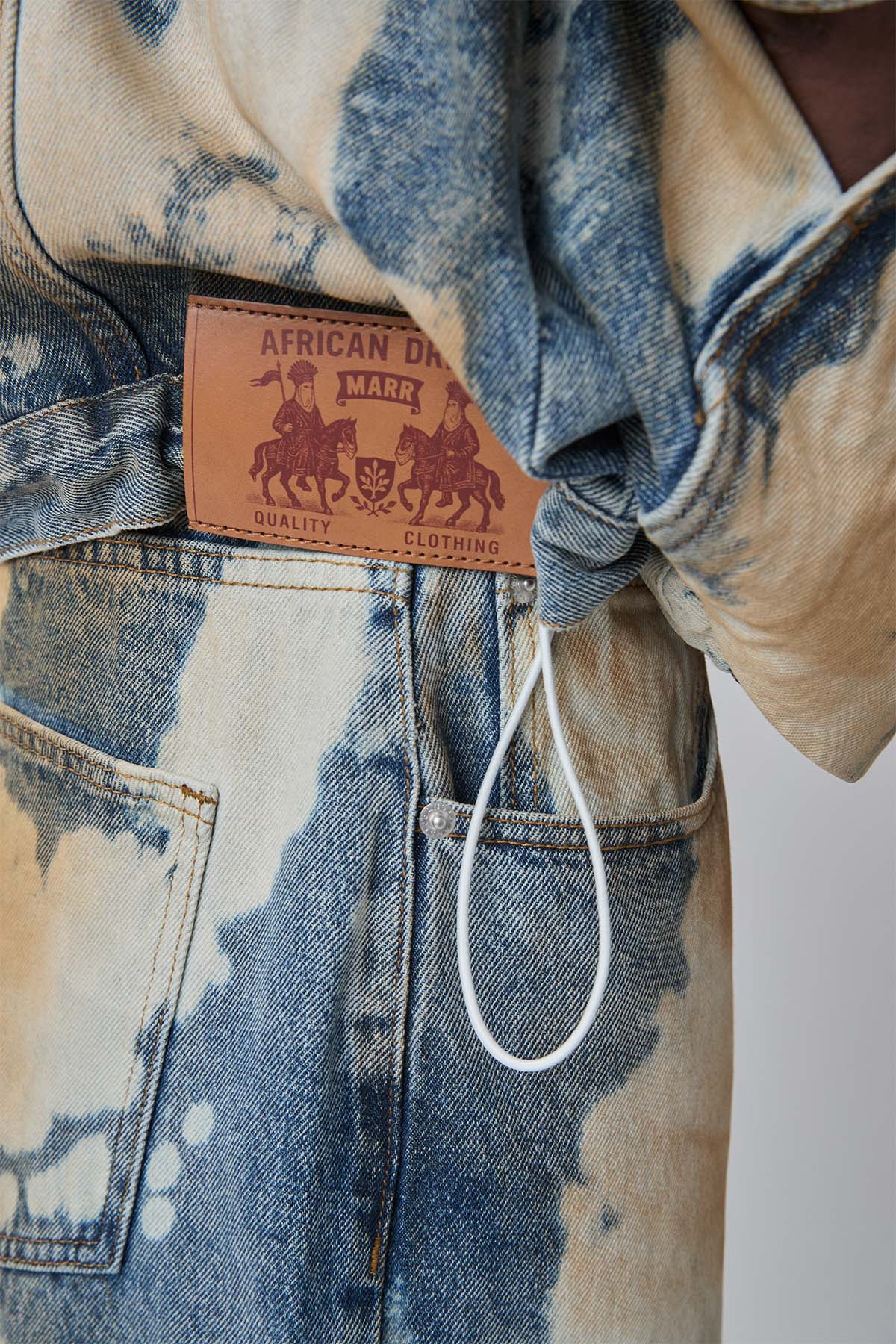 BLEACHED DENIM JACKET