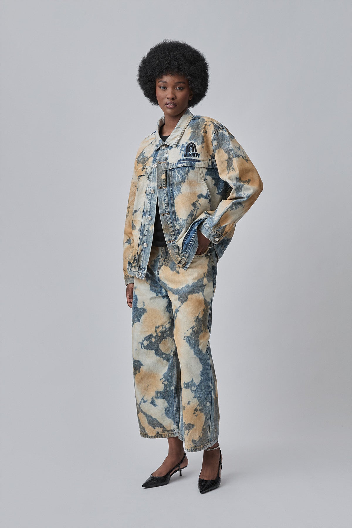 BLEACHED DENIM JACKET