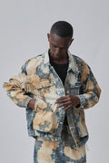 BLEACHED DENIM JACKET