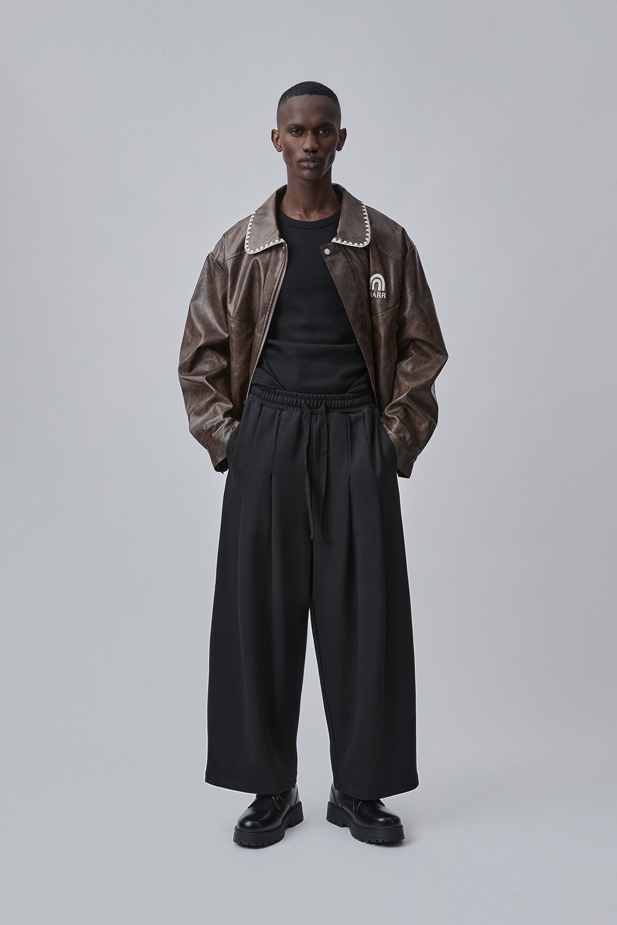 WIDE LEG SMART TROUSERS