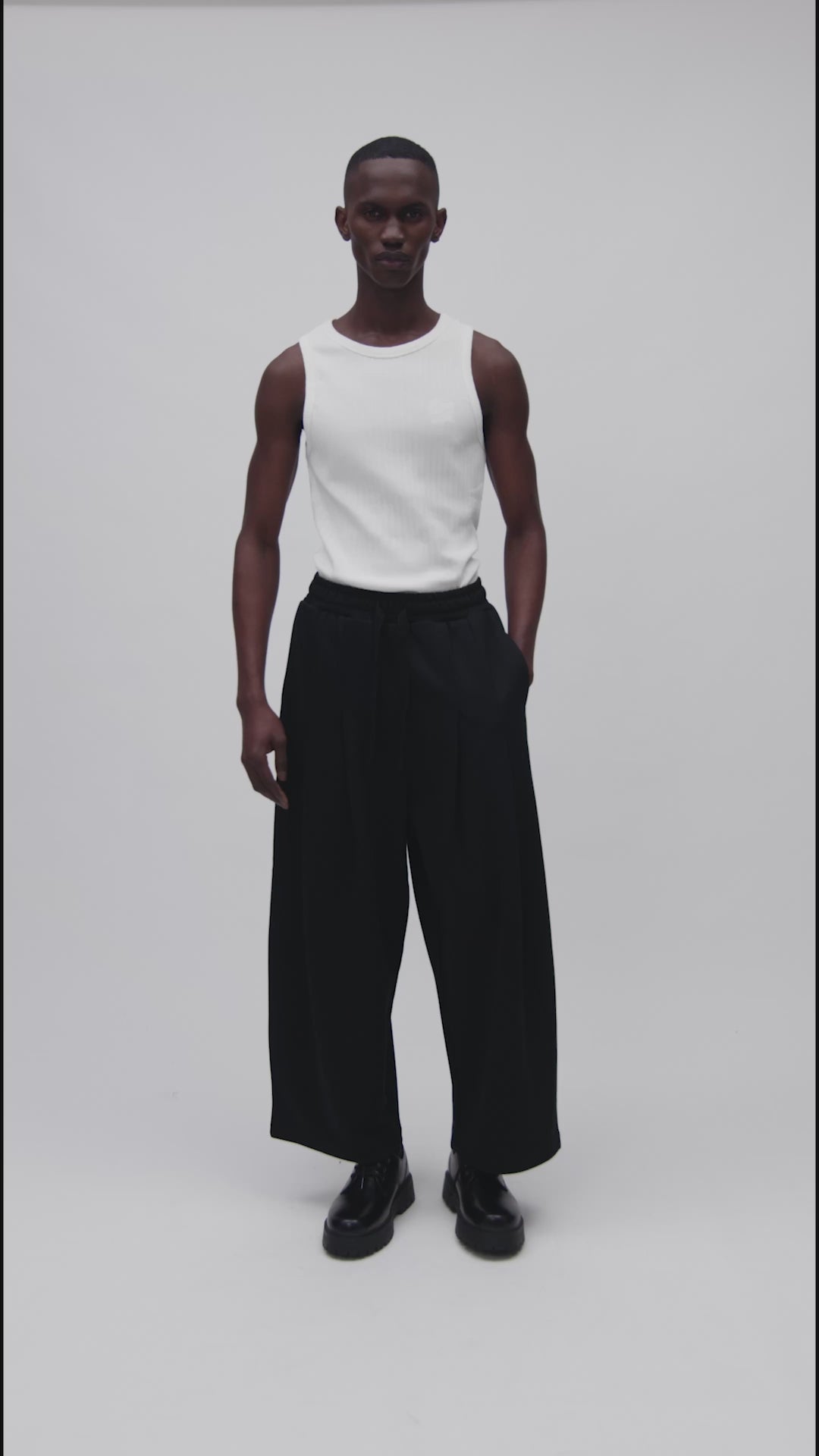 WIDE LEG SMART TROUSERS